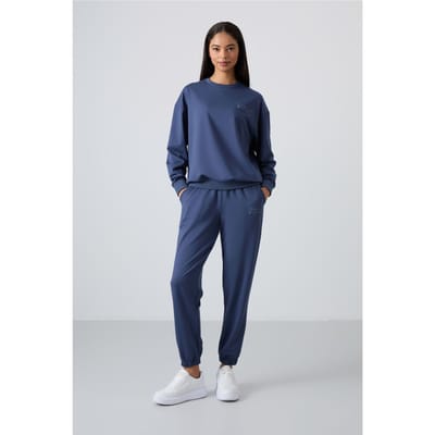 Oversized Sweater en Broekset met Elastische Boord