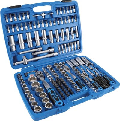 BGS Dopsleutelset Gear Lock 1/4 / 3/8 / 1/2 192 delig