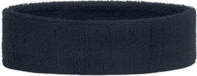 Myrtle Beach - Hoofdband - Zweetband hoofd - Zweetbandje - Fitness accessoires - Workout - Hoofdomtrek 57 cm - Katoen/Elastaan - Donkerblauw