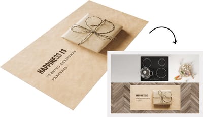 Keukenloper - Loper keuken - Kerst - Cadeau - Quote - 120x60 cm - Keukenloper vinyl