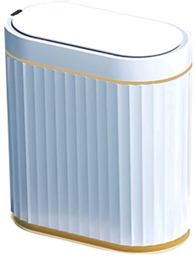 Slimme Prullenbak - Automatische Sensor - Hygiënisch Afval - Vergrote Inductie - 10 Liter Ovaal