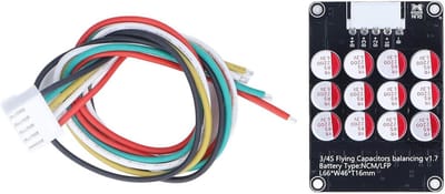 Actieve Equalizer 5A Universele Celbalancer - Lifepo4 Lion Lithium Balansbord - met Kabel - LTO LFP LPO NCM - Batterij Balancer (4-6S) .