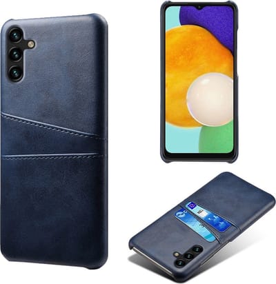 Coverup Hoesje - Geschikt voor Samsung Galaxy A14 Hoesje - Coverup Dual Card Back Cover - Blauw