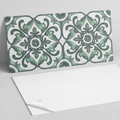 Coloray Wandpanelen Zelfklevend - Patroon met elegante motieven PVC Wandpaneel - 100 cm x 50 cm - Groente Wandbekleding Zelfklevend - 1 stuk - Texturen Wandpanelen Zelfklevend - Wandbord Keuken - Wandpaneel Badkamer