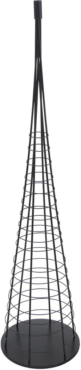 Decoratieboom MCW-O91, kerstboom, sierboom, kerstversiering, kerstboom om te versieren, metaal 160 cm ~ zwart
