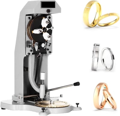Ring Graveermachine - Sieraad Graveerapparaat - Binnenste Gravures Maken - Dubbelzijdige Wijzerplaat - 15 en 2mm Karakters