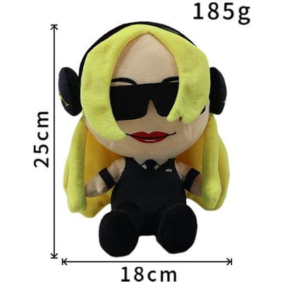 25cm Alaska Paars Pluche Speelgoed Cartoon Spel Peripheral Gevuld Poppetje Creatieve Kamer Decoratie Kussens Kinder Verjaardag Kerstcadeaus