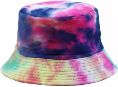 Tie Dye Bucket Hat - Unisex Vissershoed - Kleurrijke Zomerhoed - One Size - Multicolor - Regenboog Hoed
