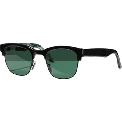 Ace & Tate Jules Small Matte Black Old School Maat: OS | Zonnebrillen Outlet | Unisex | Groen