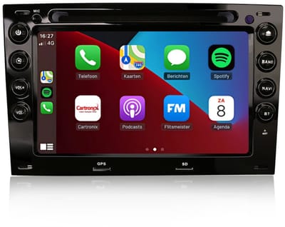 Carplay autoradio voor Renault Megane 2 | 2003 t/m 2008 | Android 13 | Draadloos Apple Carplay & Android Auto | 4GB + 64GB | 8-Core processor | Cartonix | 2025 model | 2003 2004 2005 2006 2007 2008 | Bluetooth & Wifi