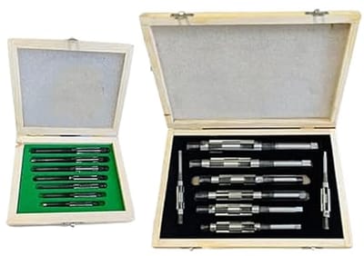 Verstelbare Hand Ruimers Set van 15 Stuks voor HV Naar H11 Maten 1/4 " tot 1 1/16 " Inch met 6 Bladen