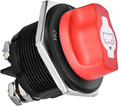 Batterijscheidingsschakelaar 12V-32V Automatische Hoofdschakelaar Waterdicht 100A