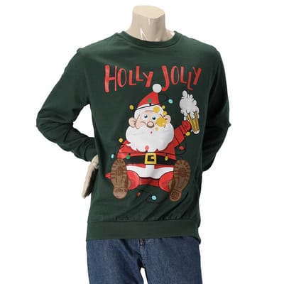 Morethansocks - Foute kersttrui heren - Sweater - kerstrrui - kerstrui heren - Holy Joly - kersttruien - kerst trui