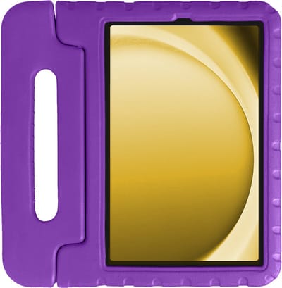 Hoes - Geschikt voor Samsung Galaxy Tab A9 - Kinderhoes Shockproof Bumper - Kidsproof Case - Tablet Hoesje - Kinder Hoesje Cover - Paars