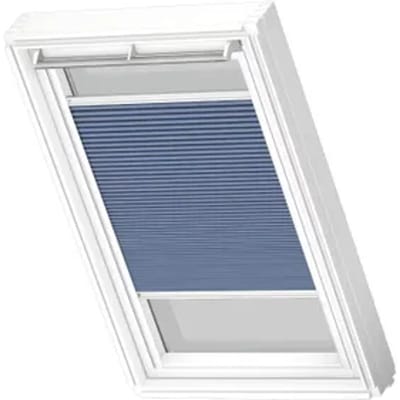 Velux Manueel Verduisterend Plisségordijn Fhc Mk06 1156swl Blauw White Line