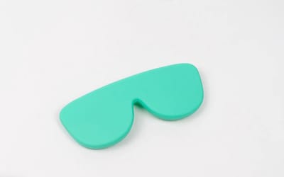 LUPS siliconen bril etui Aqua