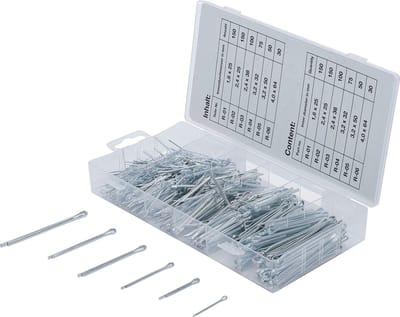 BGS Splitpen assortiment Ø 1,6 - 4,0 mm 555 delig