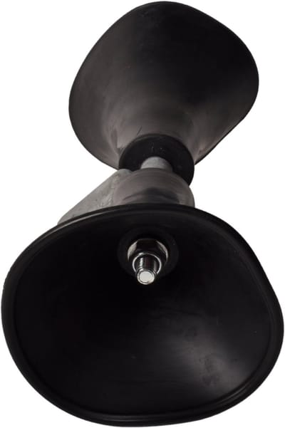 Premium kwaliteit trompet rollen set - 400x140x140 mm - zwart - voor rubberboot