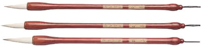 Dailygoody - Gift Set Chinese Kalligrafie - Sumi Tekening Borstel - Professionele kwaliteit - 3 Stuks - Perfect voor beginners - Inclusief grote, midd...
