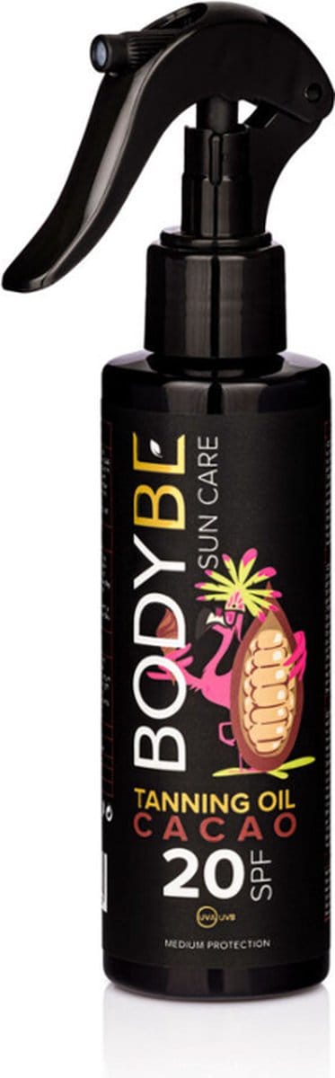 Natuurlijke Zonnebrandolie met Chocolate, SPF20 voor snel bruinen