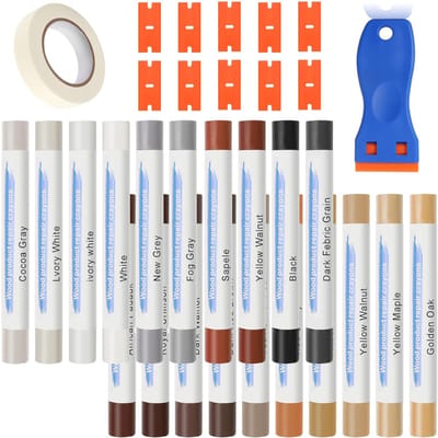 CRLYN® Laminaat Reparatieset - Laminaatvuller - Vuller - Stiften Set