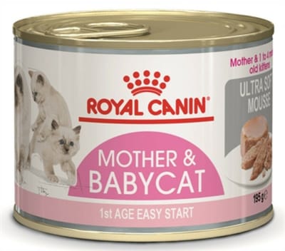 Royal Canin Mother & Babycat Mousse - Kattenvoer - 12x195g