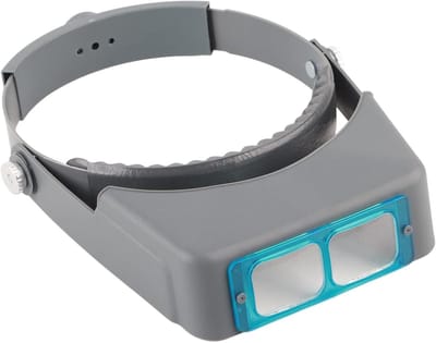 Hoofdband Vergrootglas Met Vier Optische Lenzen - Ideaal voor Sieradenreparatie