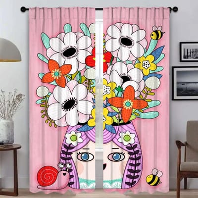 Mooie Gordijnen Kinderkamer Scheidingsgordijnen Shades Tule voor Slaapkamer Verduisterend Gordijn Halloween Decoratie Home Interieur Gordijnen W60xH90cmx2pcs-CL