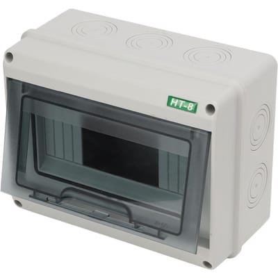 Elektronische Aansluitdoos Schakelende Voeding Distributie Bescherming Waterdicht ABS 8-weg