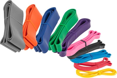 Gorilla Sports Voordeelset Weerstandsbanden - Set van 10 - Latex - Resistance band