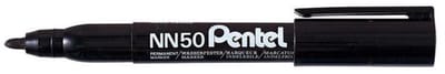 Pentel NN50 permanente marker Kogelpunt Zwart 12 stuk(s)