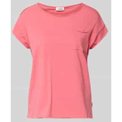 Mouwloos T-shirt van jersey met ronde hals en borstzak voor vrouwen s.Oliver