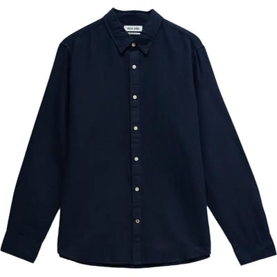 Langarmhemd met linnenmix Salsa Jeans