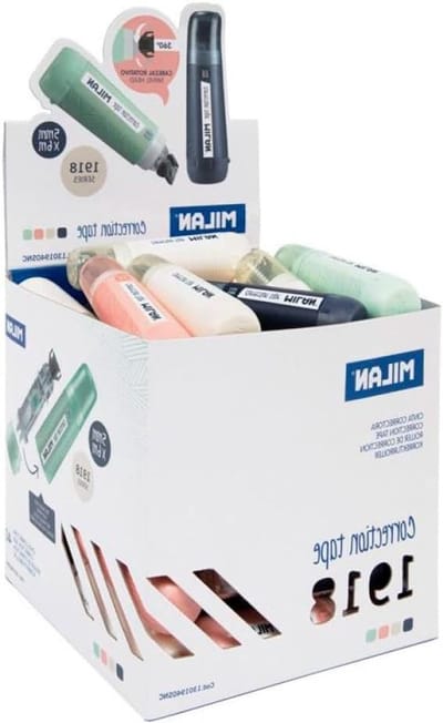 Correctietape - Correctieband Schrijftape - Fouten Corrigeren - 360 Graden Draaibare Punt - 5 mm x 6 m - Wit