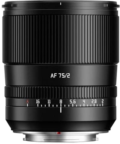 75mm F2.0 Autofocus Portretlens voor Volledig Frame Camera's