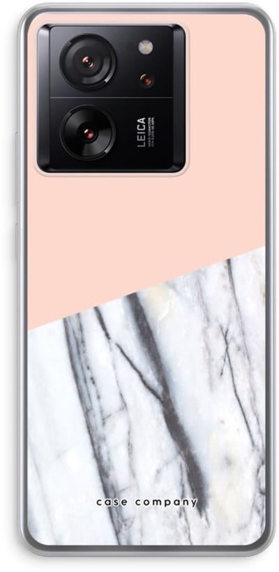 Case Company® - Hoesje geschikt voor Xiaomi 13T Pro hoesje - A touch of peach - Soft Cover Telefoonhoesje - Bescherming aan alle Kanten en Schermrand