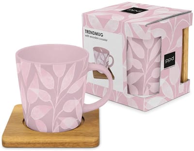 PPD - Mok 350 ml - Scandic Leaves rosé