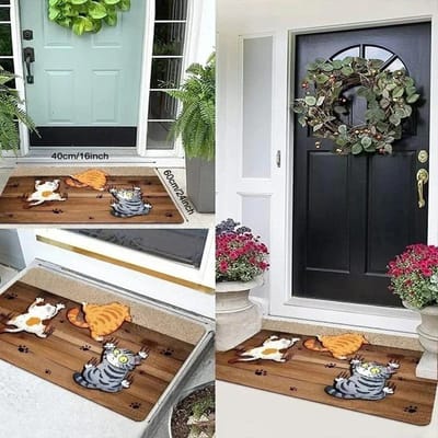 1 STUK Home SWEET Patroon Huis Deurmatten Keukentapijten Antislip Pop design Badkamermatten Badmat Tapijt voor Huis Wastafel Wasruimte Decor 400MMx600MM