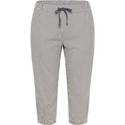 Damesbroek KAFFE Curve Nana Striped Capri