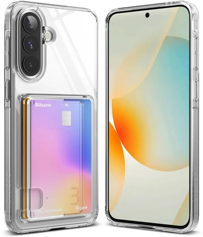 Ringke Fusion Card | Hoesje Geschikt voor Samsung Galaxy A57 | Back Cover met Kaarthouder voor Pasjes | Transparant