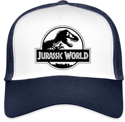 Jurassic World Klassiek Logo In Zwart Trucker Cap