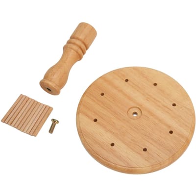 Houten Draadhouder Rek 8 Spoelen Beukenhout Spoelhouders Borduur Quilten Naaigereedschap beige