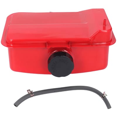 Réservoir de carburant diesel léger et stable pour coupe sur route, avec tuyau d'huile pour modèles 186F et 188F red