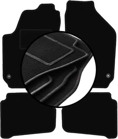 Set veloursmatten voor: Seat Cordoba II sedan (2002-2009)