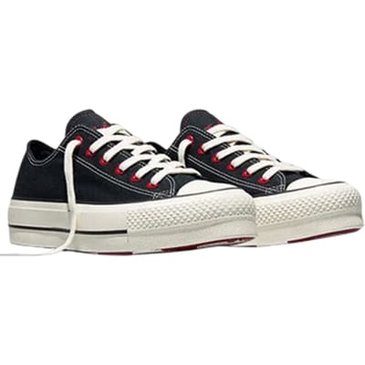 Converse Dames/Dames Chuck Taylor Canvas Platform Schoenen (Zwart)