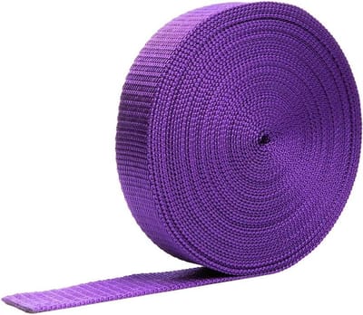 Singelband Polypropyleen - Bagagetape Band - Bagage Vastzetten - Duurzaam Sterk Materiaal - 38mm 1 Meter - Paars