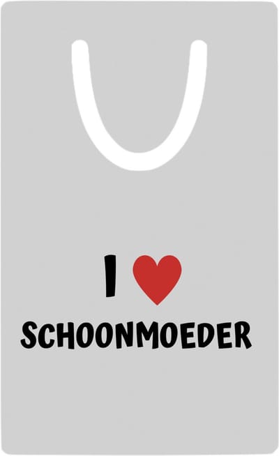 Hacebo® - I love schoonmoeder metalen boekenlegger - Schoonmoeder - de liefste schoonmoeder - Moeder cadeautjes - moederdag - verjaardag - geschenk - kado Bladwijzer boekenleggers - 7.6 cm x 5cm