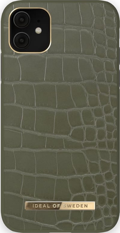 iDeal of Sweden Hoesje Geschikt voor iPhone 11 - iDeal of Sweden Atelier Backcover - groen
