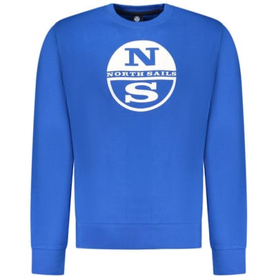 North Sails Blauw Katoenen Heren Sweatshirt