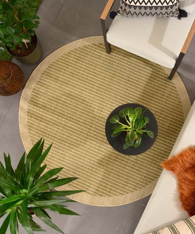 Buitenkleed rond - Coastal groen 160